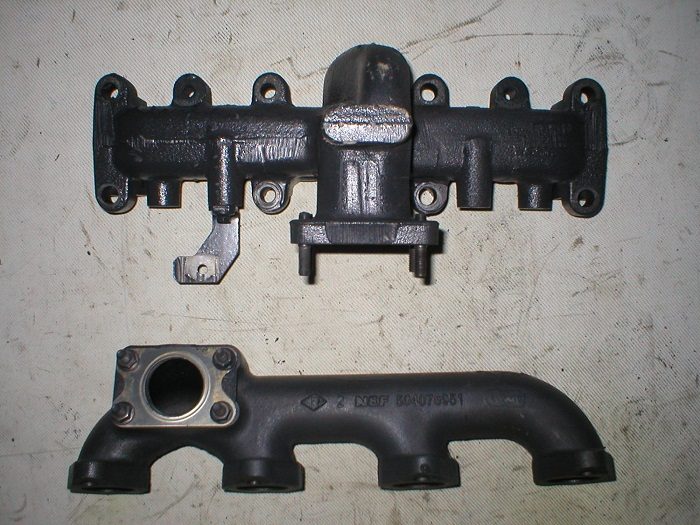 Exhaust manifolds Nef and Tector engines