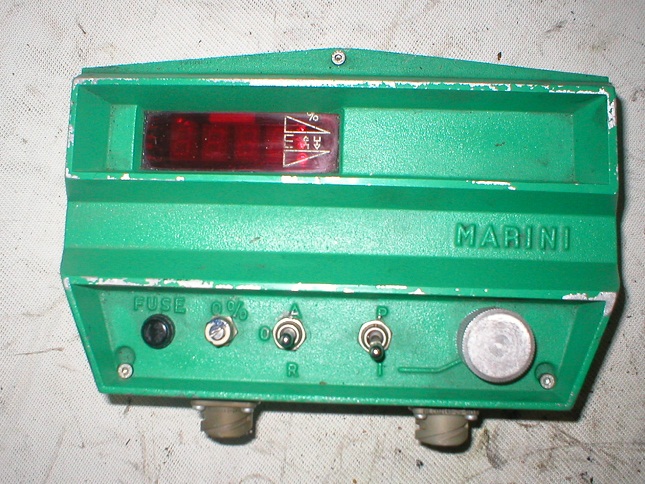 Marini-Bomag control panel