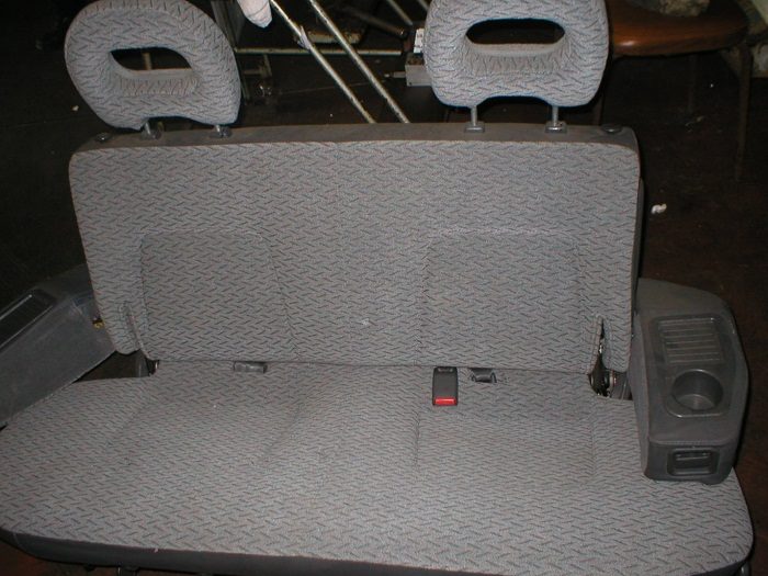 Land Rover back seat