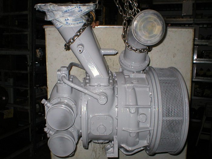 Napier turbocharger for ship