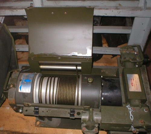 Electric military winch 24V