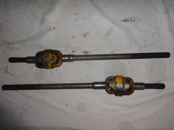 JCB front axle shaft