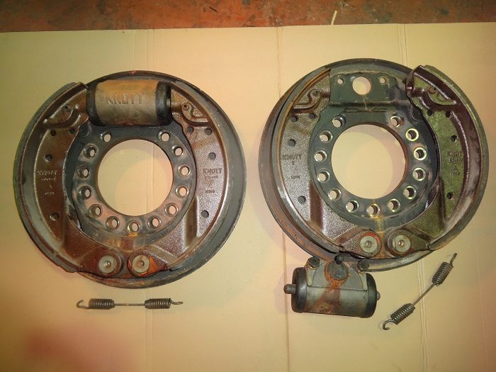 Knott brake mass for Fiat Hitachi and various